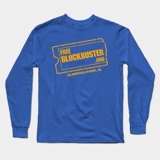 Free Blockbuster Elmwood Park Long Sleeve T-Shirt